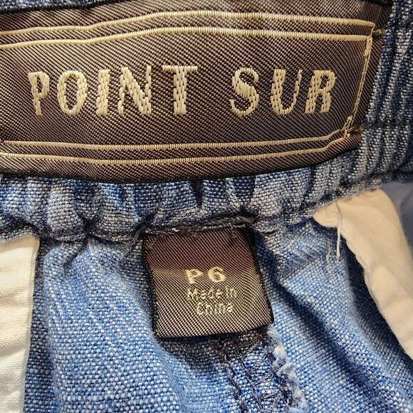 J. Crew Point Sur Seaside Jogger Pant Blue Chambray Cotton Beachy Casual… - Picture 6 of 6